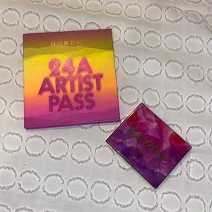 Tarte and morphe pallete